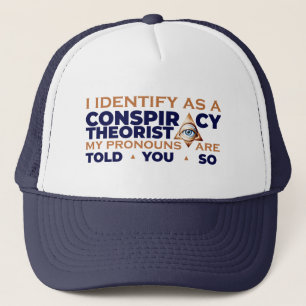 Casquette Je m'identifie comme un pronouns théoricien du com