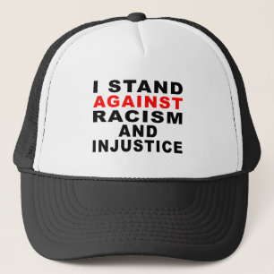 CASQUETTE JE M'OPPOSE AU RACISME ET À L'INJUSTICE