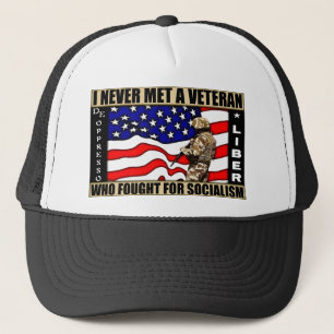 Casquette Je n'ai jamais rencontré un vétéran qui a lutt