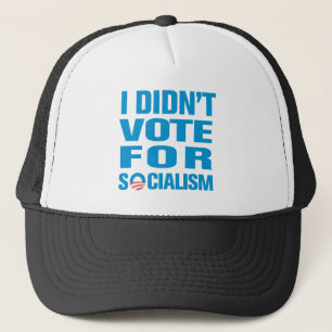 Casquette Je n'ai pas voté pour le socialisme
