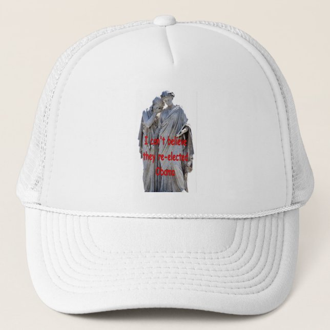 CASQUETTE JE N'ARRIVE PAS À CROIRE QU'ILS ONT RÉÉLU OBAMA (Devant)