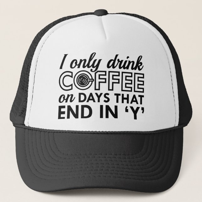 Casquette Je Ne Bois Que Du Café (Devant)