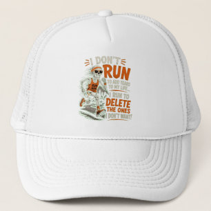 Casquette Je ne cours pas pour ajouter des années à ma vie S