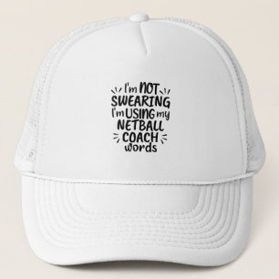 Casquette Je ne jure pas que j'utilise mes mots d'entraîneu