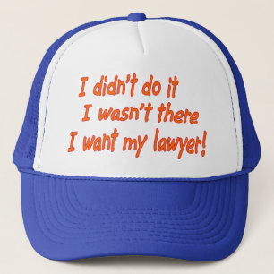 Casquette Je ne l'ai pas fait....