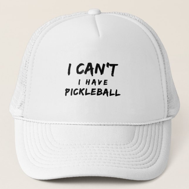 Casquette Je ne peux pas avoir de Pickleball (Devant)