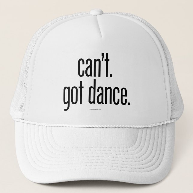 Casquette Je ne peux pas. J'Ai La Danse. (Devant)