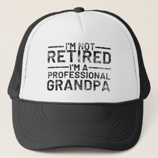 Casquette Je ne suis pas à la retraite Je suis un grand-père