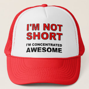 Casquette Je ne suis pas petit, je suis concentré Incroyable