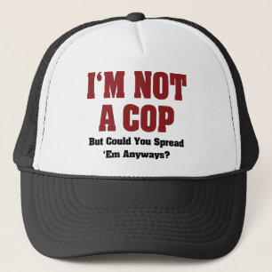 Casquette Je ne suis pas un flic - Humour adulte coquin drôl