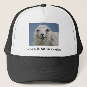 Casquette "Je ne suis pas un mouton"