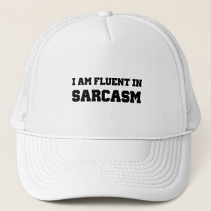 Casquette Je parle couramment le sarcasme
