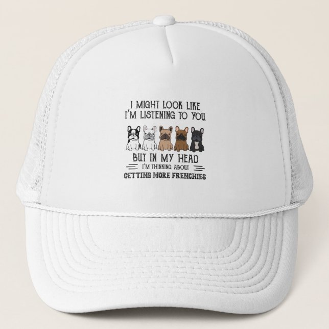 Casquette Je pense à devenir plus de Français (Devant)