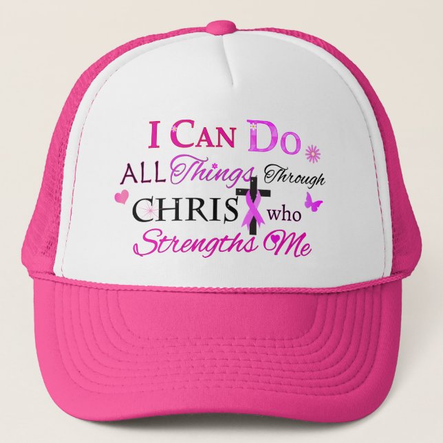 CASQUETTE JE PEUX FAIRE TOUTES LES CHOSES PAR LE CHRIST (Devant)