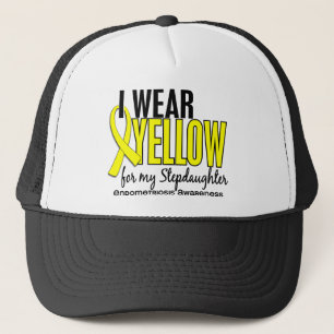 Casquette Je porte le jaune pour ma endométriose de la