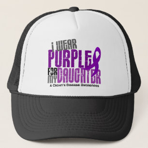 Casquette Je porte le pourpre pour ma maladie de Crohn de la