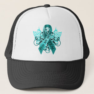 Casquette Je porte Teal pour mon Mom.png