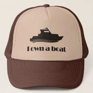 Casquette Je possède un bateau