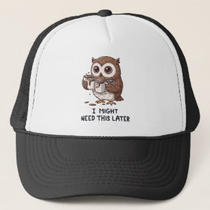 Casquette Je pourrais avoir besoin de café plus tard - Humou