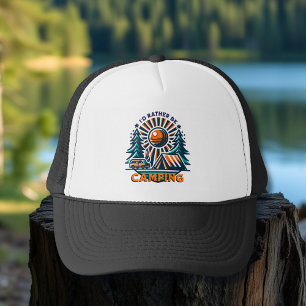 Casquette Je préfère Camping Vibes Vintages