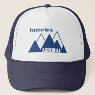 Casquette Je préfère être à Asheville North Carolina Mountai