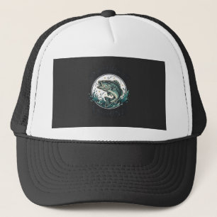 Casquette Je préférerais être à la pêche T-Shirt vintage pou
