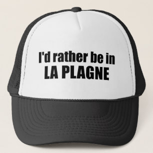 Casquette Je préférerais être à La Plagne France