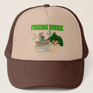 Casquette Je préférerais être Pêche !