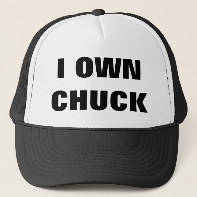 CASQUETTE JE PROPRE CHUCK (Devant)