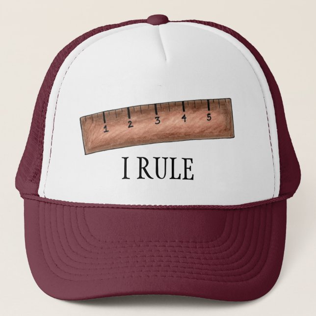 Casquette Je règle le maître en bois math Nerd enseignant Ca (Devant)