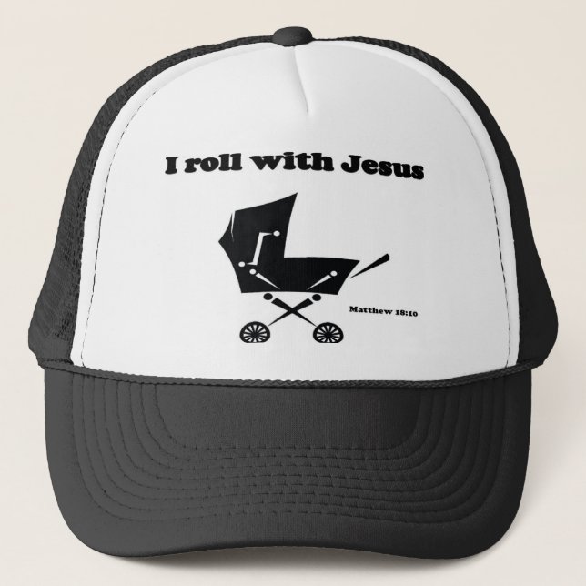 Casquette Je roule avec Jésus (Devant)