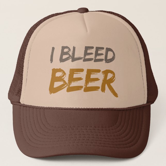 Casquette Je saigne la bière (Devant)