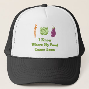 Casquette Je sais d'où ma nourriture vient