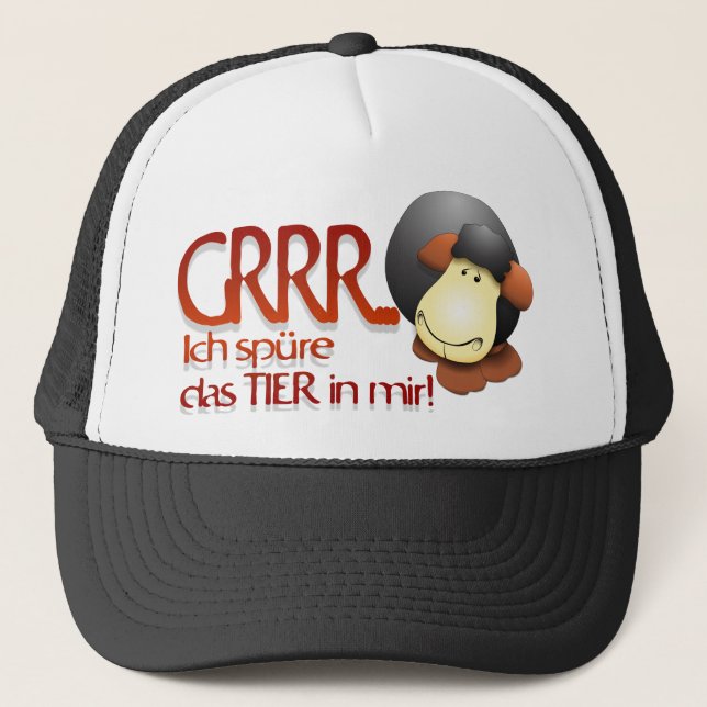 Casquette Je sens l'animal en moi ! (Devant)