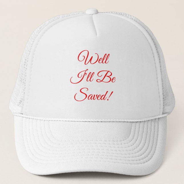 Casquette Je serai sauvé Christian (Devant)