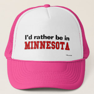 Casquette Je serais plutôt au Minnesota