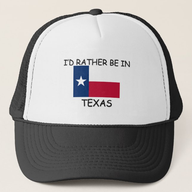Casquette Je serais plutôt dans le Texas (Devant)