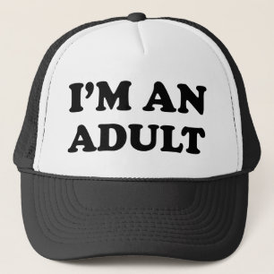 Casquette Je suis adulte