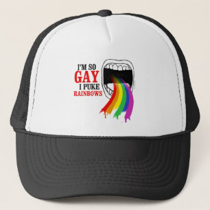 Casquette Je suis ainsi homosexuel, je vomis des
