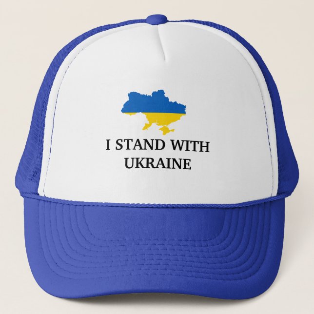 Casquette Je Suis Avec L'Ukraine (Devant)