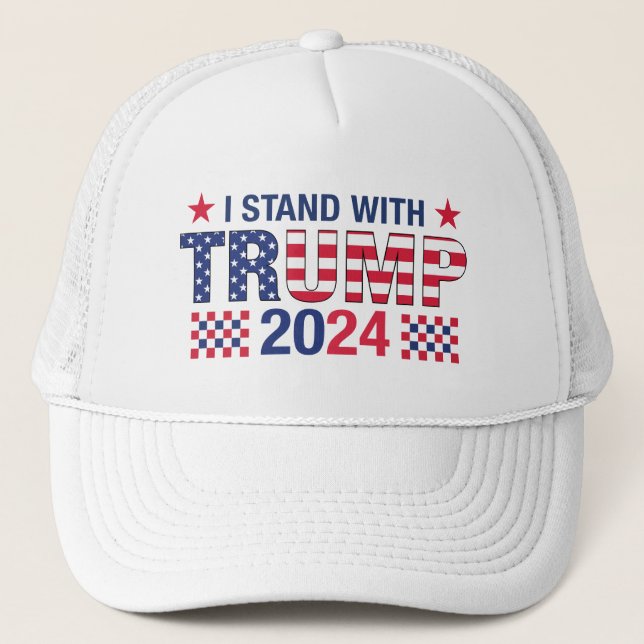 Casquette Je Suis Avec Trump 2024 (Devant)