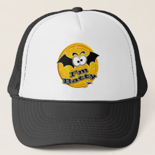 Casquette Je suis Batty Orange et Yellow Swirl