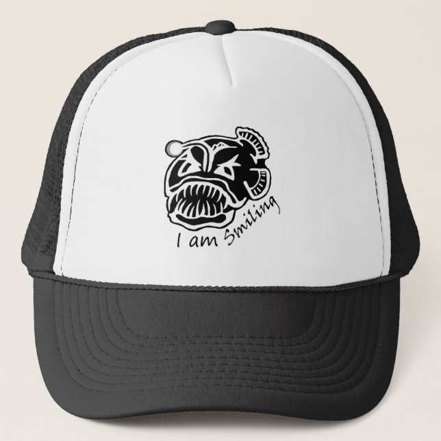 Casquette Je suis Baudroie Souriant (Devant)