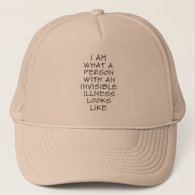 Casquette Je suis ce qu'est une personne souffrant d'une mal (Devant)