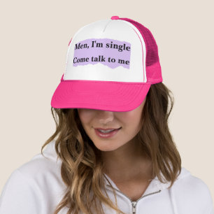 Casquette Je suis célibataire Viens me parler