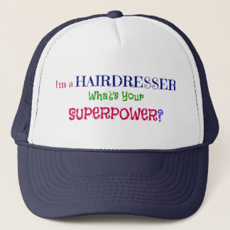 Casquette Je suis coiffeur. Quel est votre super-pouvoir ?