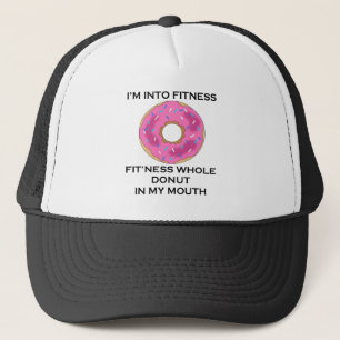 Casquette Je suis dans le beignet de forme physique