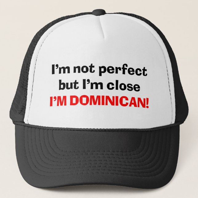 Casquette Je suis DOMINICAIN (Devant)