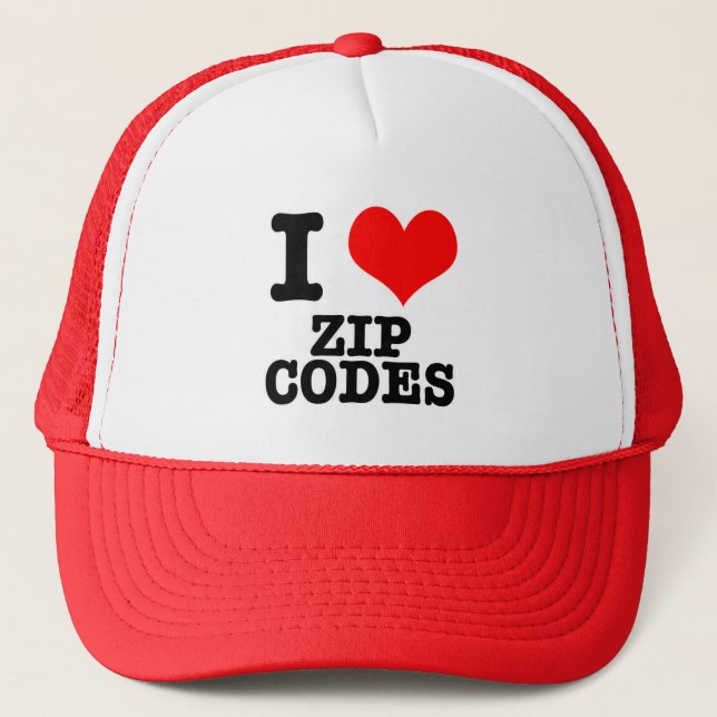 CASQUETTE JE SUIS FOU DES CODES POSTAUX (Devant)