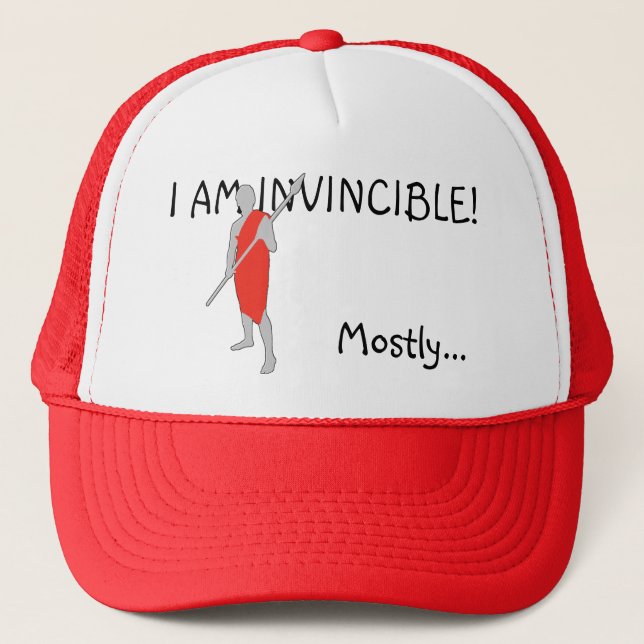 CASQUETTE JE SUIS INVINCIBLE ! (Devant)